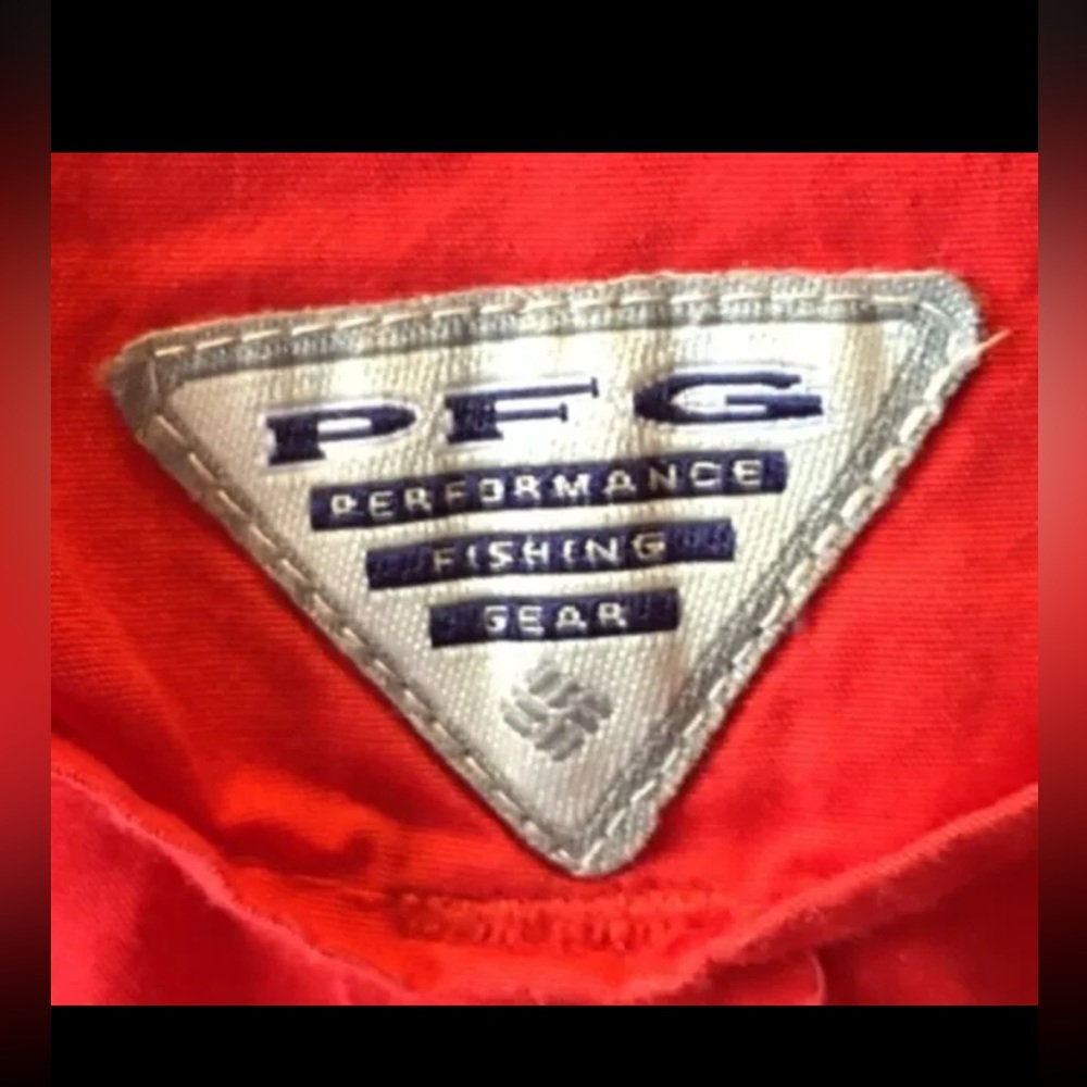 Columbia PFG Red Georgia Bulldogs Fishing Shirt Size Large - Picture 8 of 10